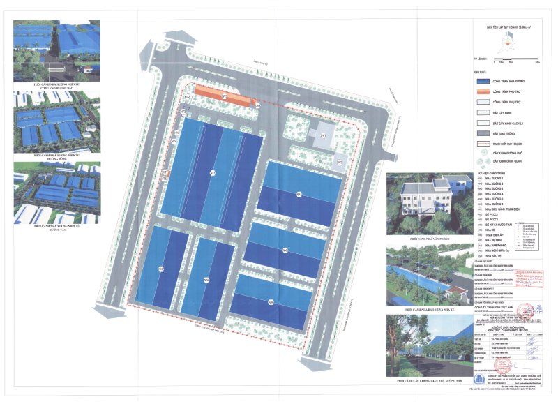 Bản vẽ nhà máy công ty TNHH YBN Việt Nam