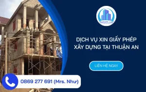 xin giấy phép xây dựng tại Thuận An