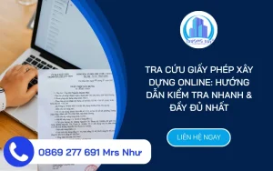 tra cứu giấy phép xây dựng online